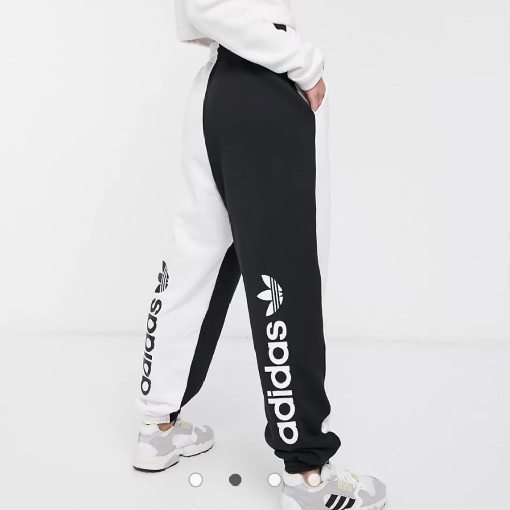 Adidas Originals Two-Tone Black and White Sweats